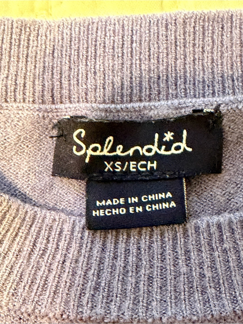 Splendid Women's Crewneck Sweater in Light lilac